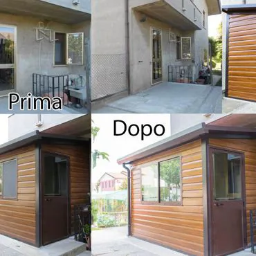 Realizzazione veranda in legno
