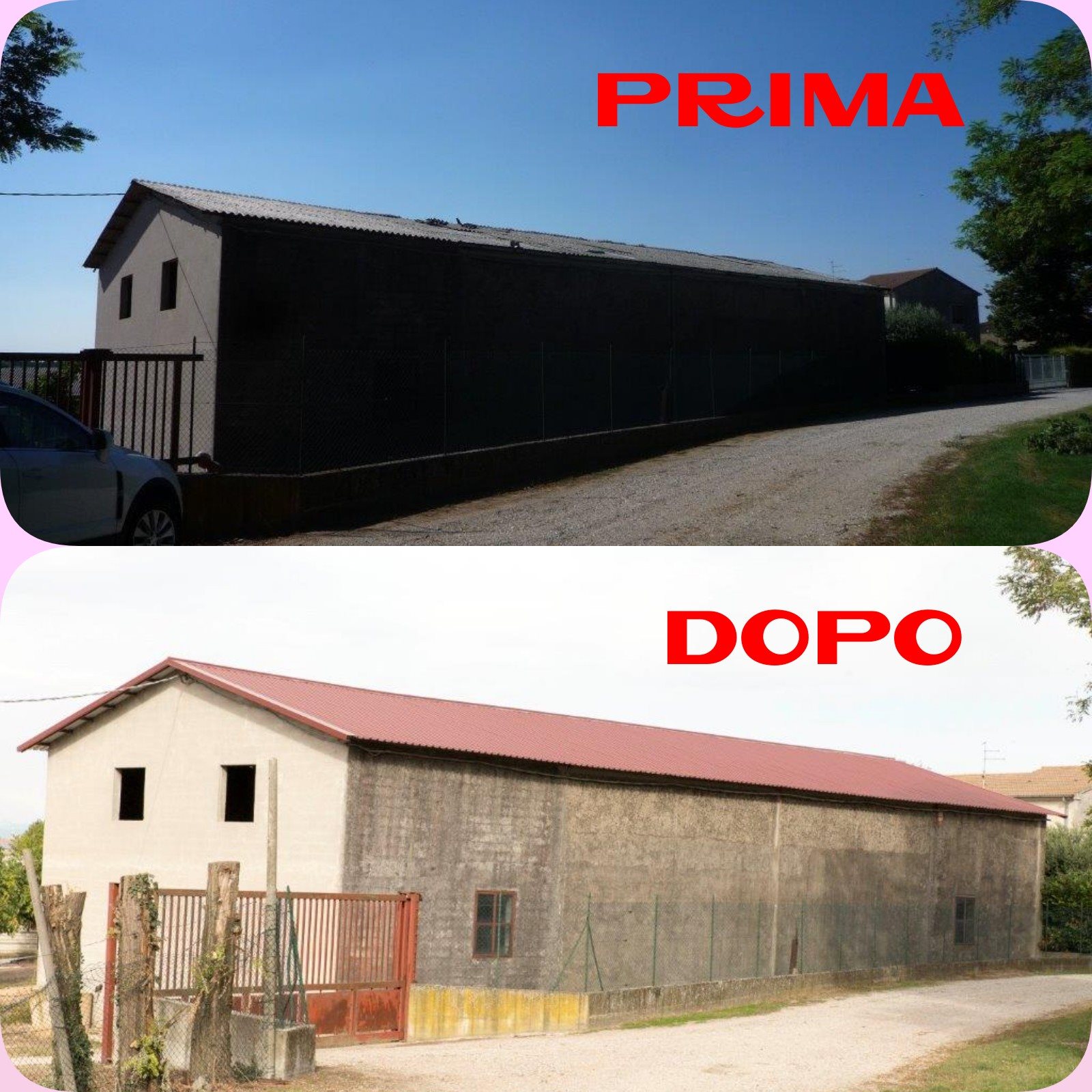 Rimozione lastre in amianto