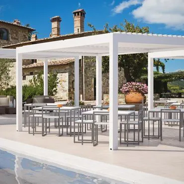 4B pergolati bioclimatici Waterproof® a Villa Bartolomea
